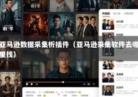 亚马逊数据采集析插件（亚马逊采集软件去哪里找）