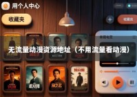 无流量动漫资源地址（不用流量看动漫）