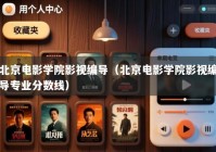 北京电影学院影视编导（北京电影学院影视编导专业分数线）