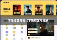 下饭综艺电视（下饭综艺电视剧）