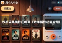 妙手采集插件在哪里（妙手插件功能介绍）