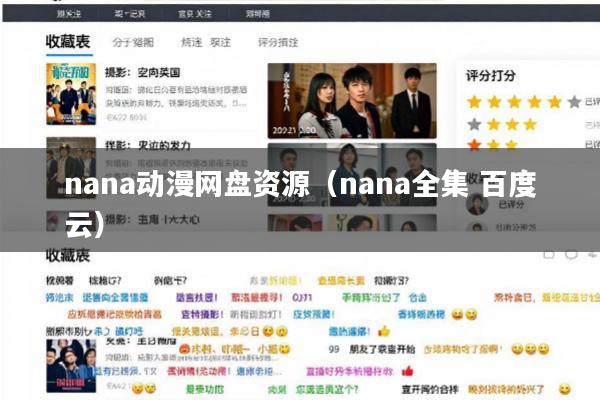 nana动漫网盘资源(nana全集 百度云)