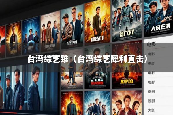 台湾综艺锥(台湾综艺犀利直击)