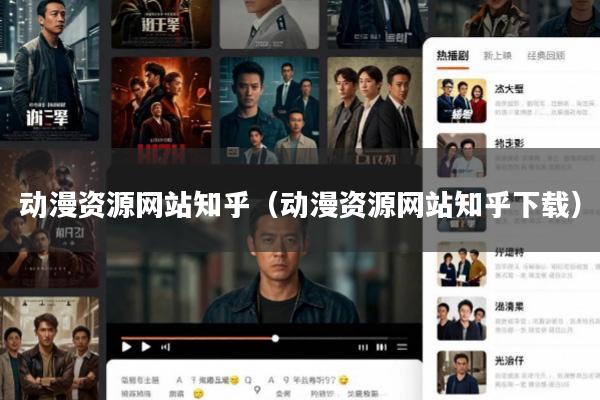 动漫资源网站知乎(动漫资源网站知乎下载)