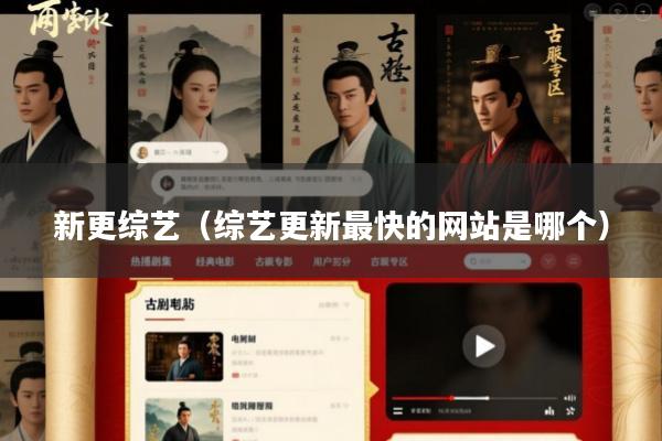 新更综艺(综艺更新最快的网站是哪个)