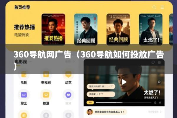 360导航网广告(360导航如何投放广告)